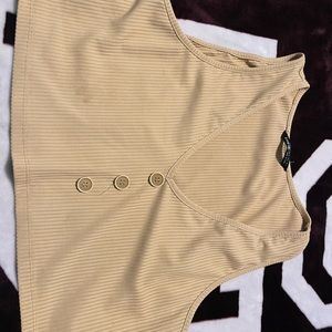 Shien Tan Crop Top